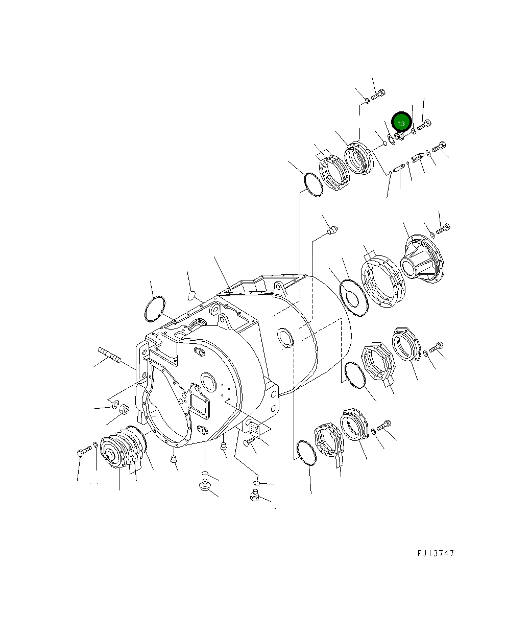 Крышка 175-916-2810 Komatsu