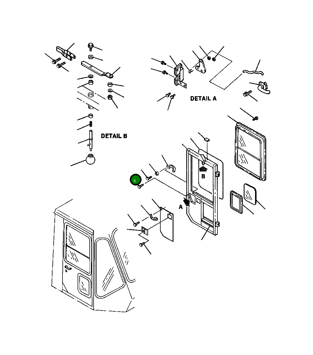 Болт 421-09-A1430  Komatsu