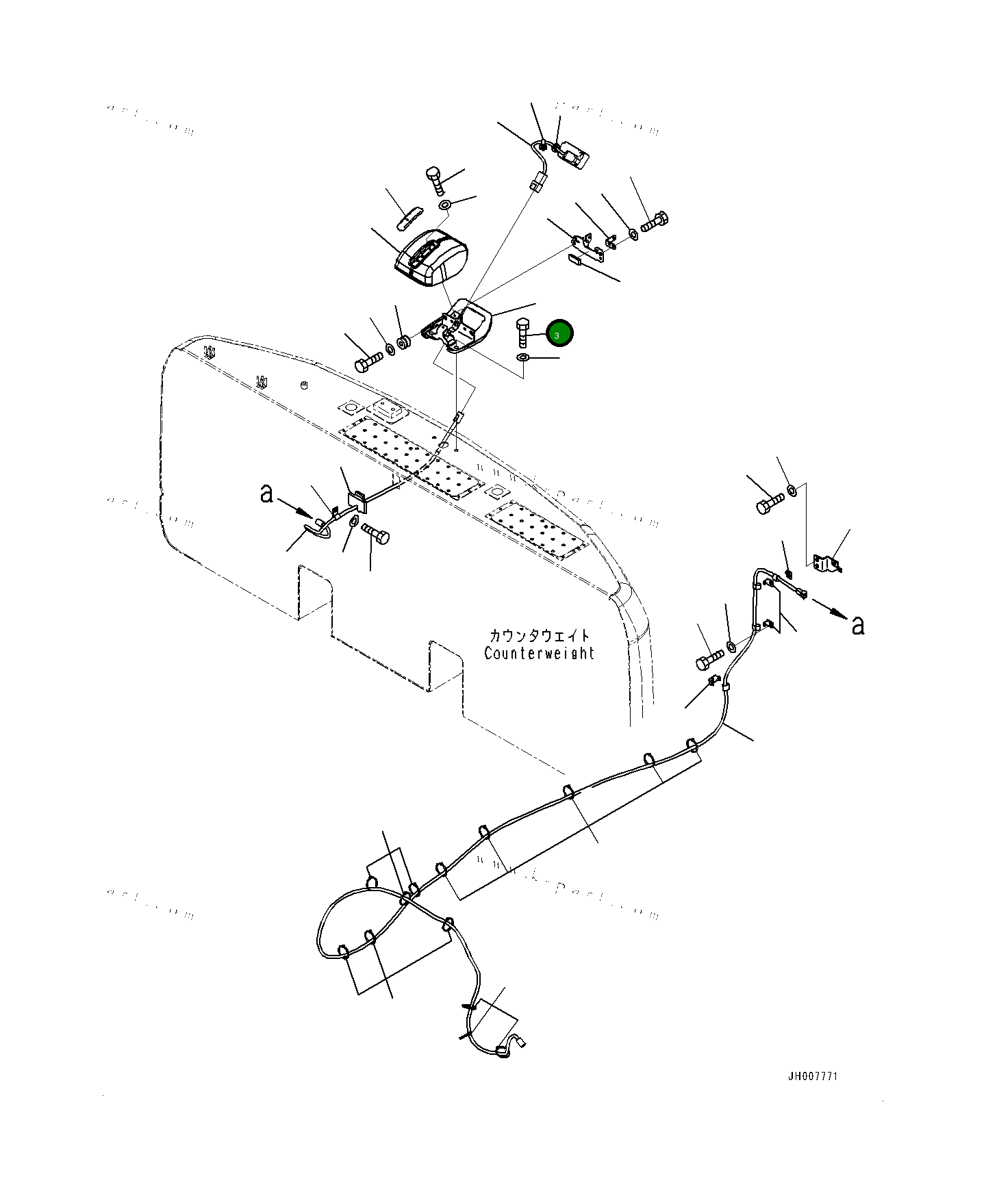 Крышка 20Y0671210 Komatsu