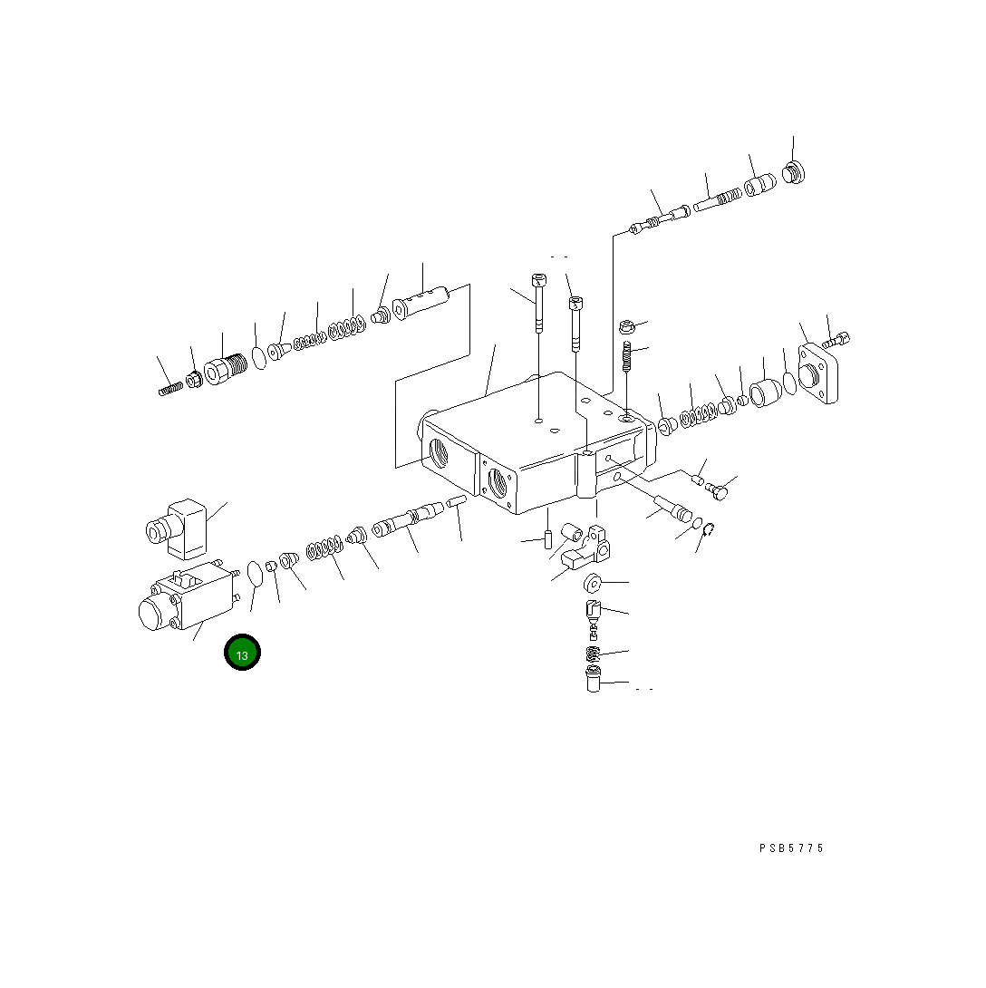 Кольцо уплотнительное (O-Ring) 21P-60-K3950 Komatsu