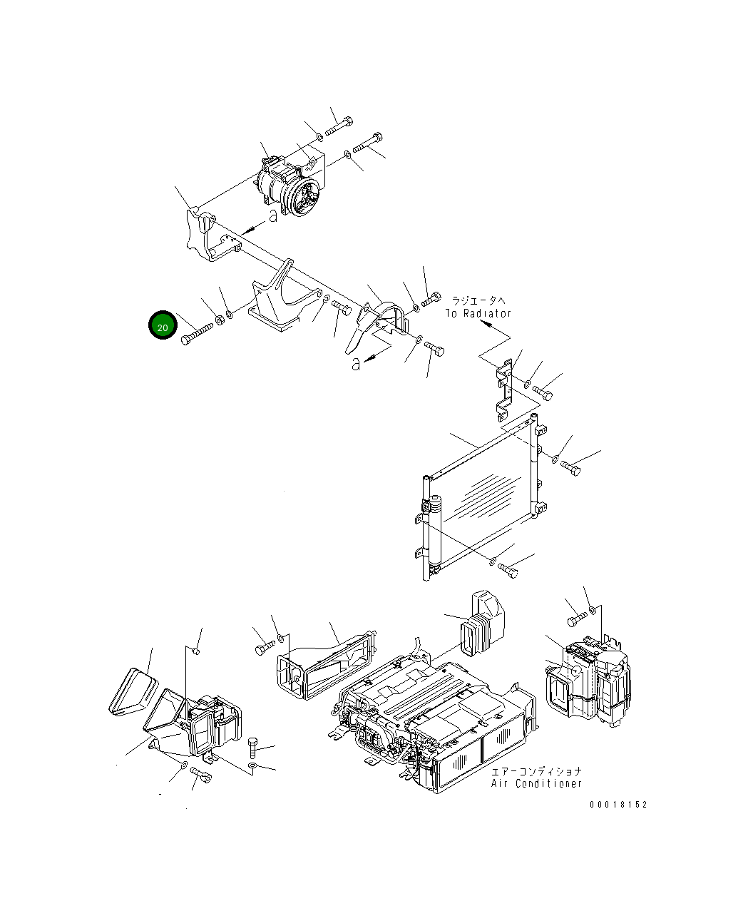 Болт 22B-979-1750 Komatsu