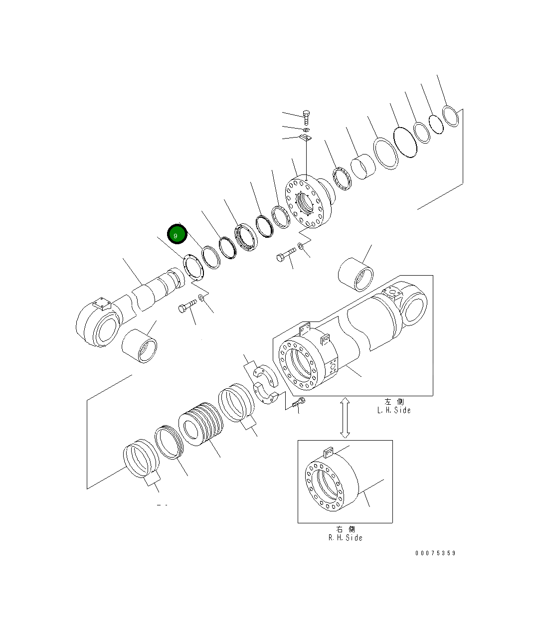 Кольцо 707-88-04810 Komatsu