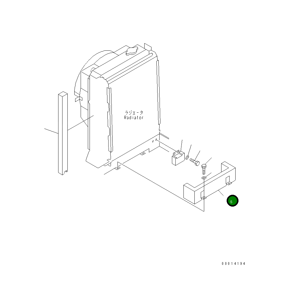 Крышка 203-03-61432 Komatsu