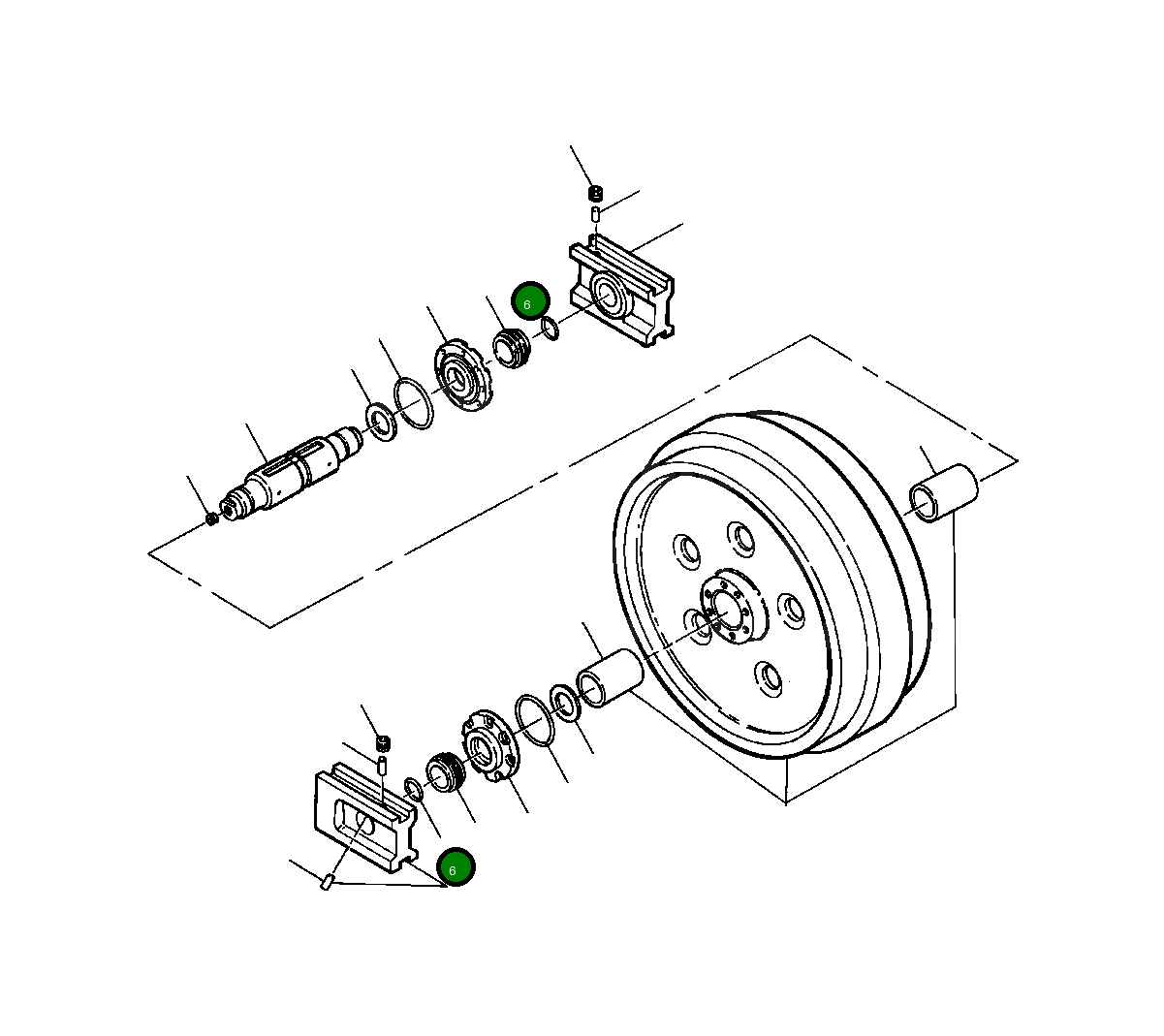 Кольцо уплотнительное (O-Ring) 729 345 C1 Komatsu