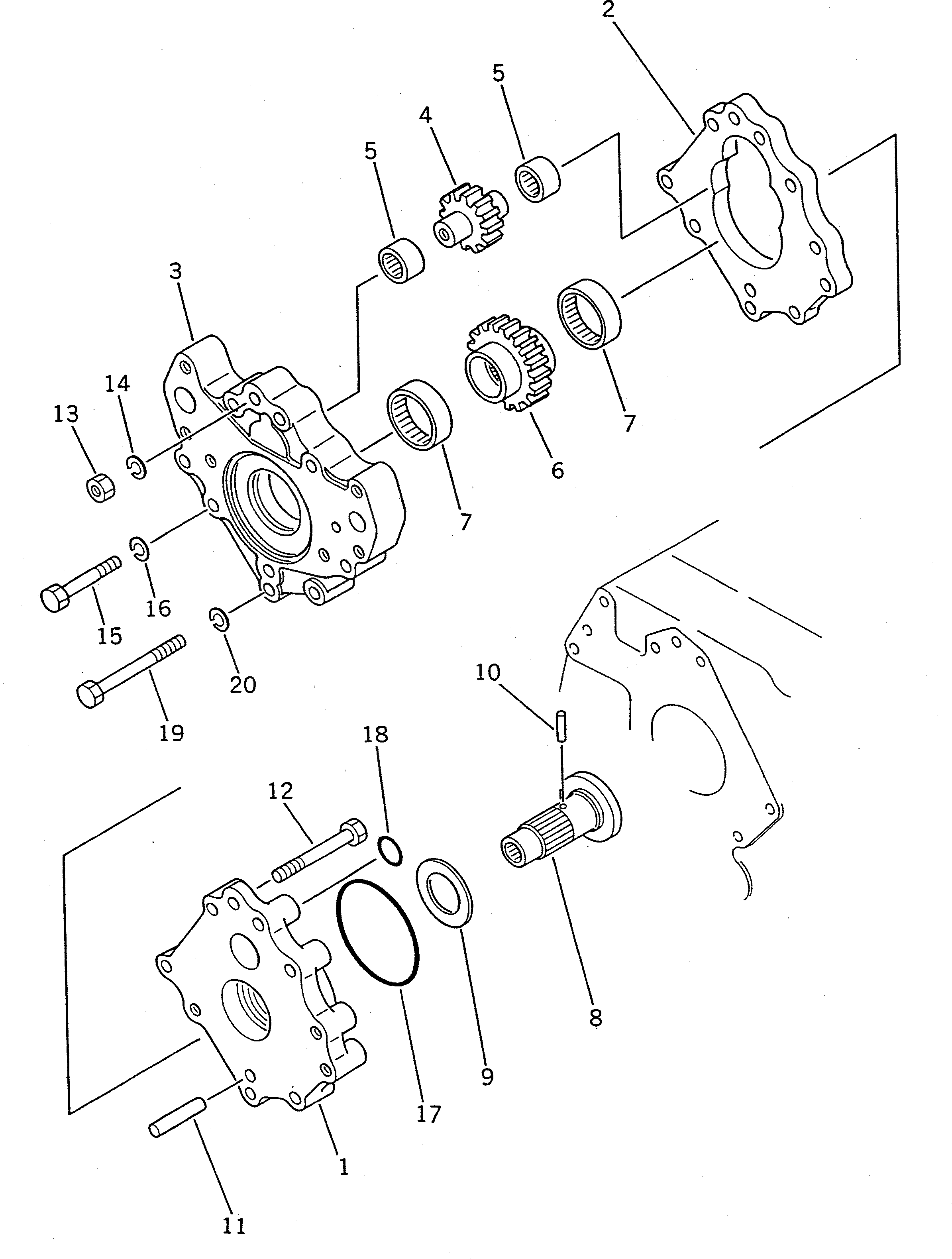 Болт 362-15-14970  Komatsu