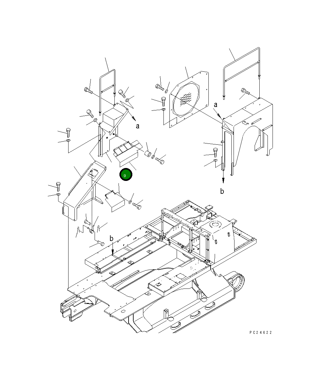 Крышка 8232-54-1331 Komatsu