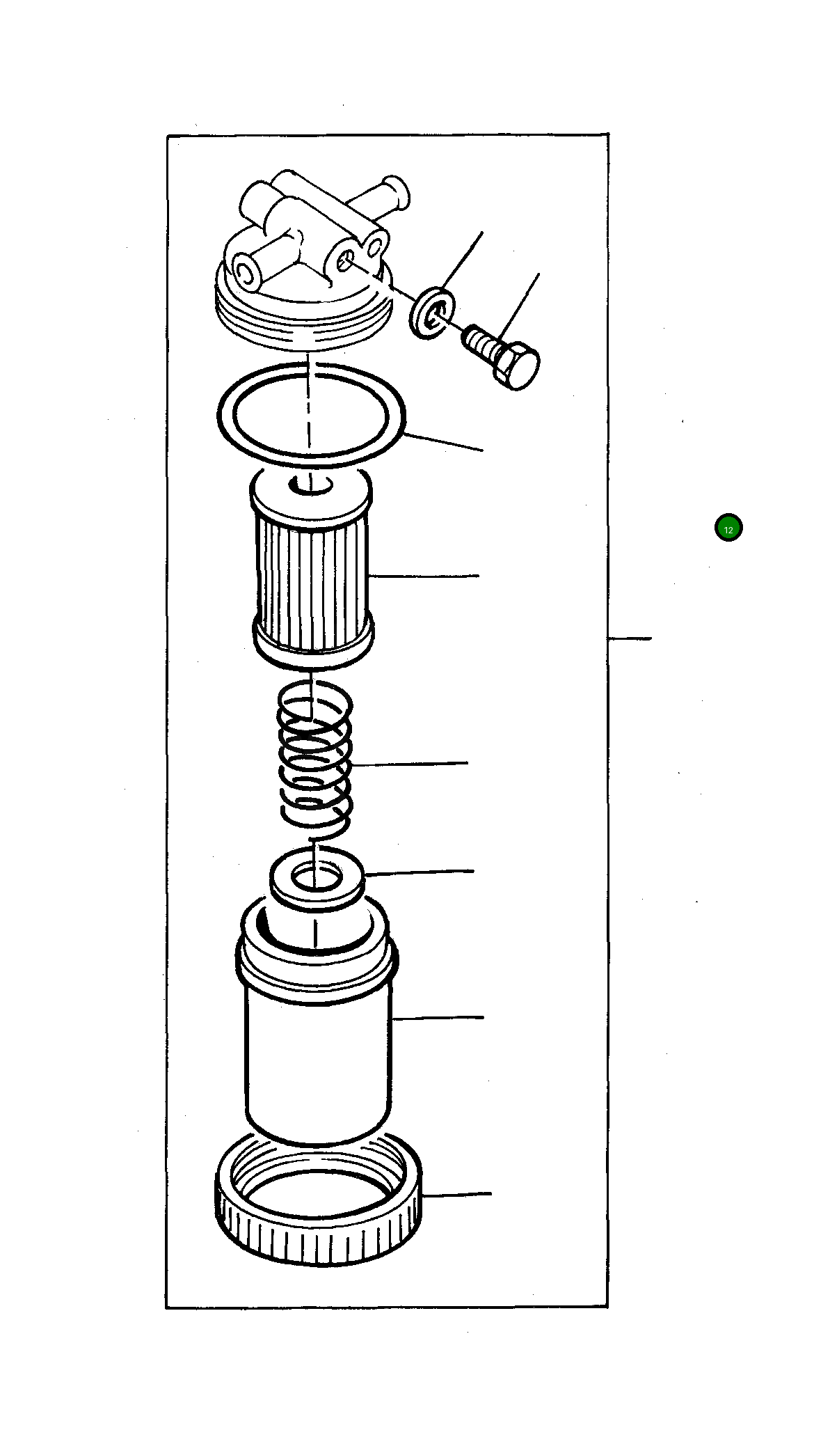 Кольцо уплотнительное (O-Ring) PKP000852 Komatsu