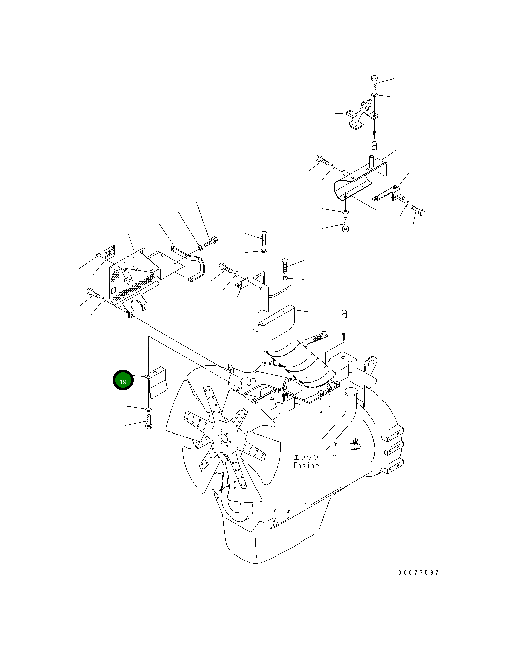 Крышка 134-01-71260 Komatsu