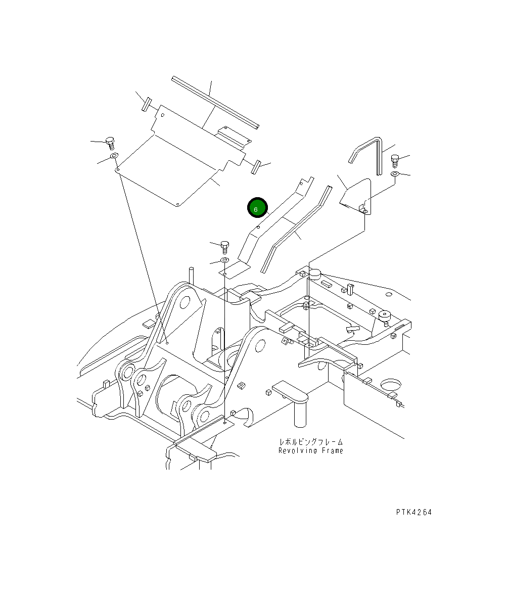 Крышка 21Y-54-11660 Komatsu