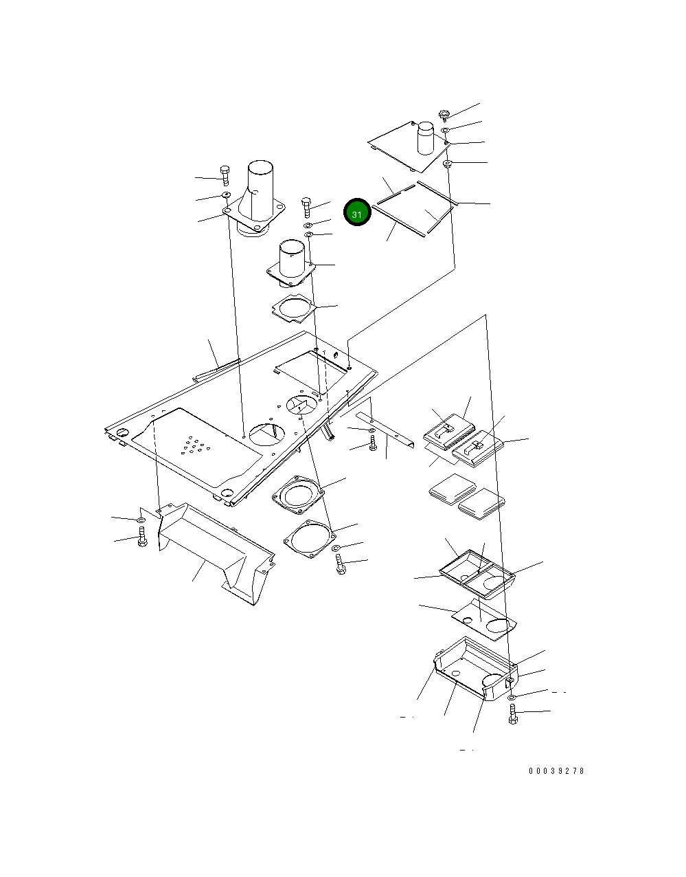 Болт 01010-71225 Komatsu