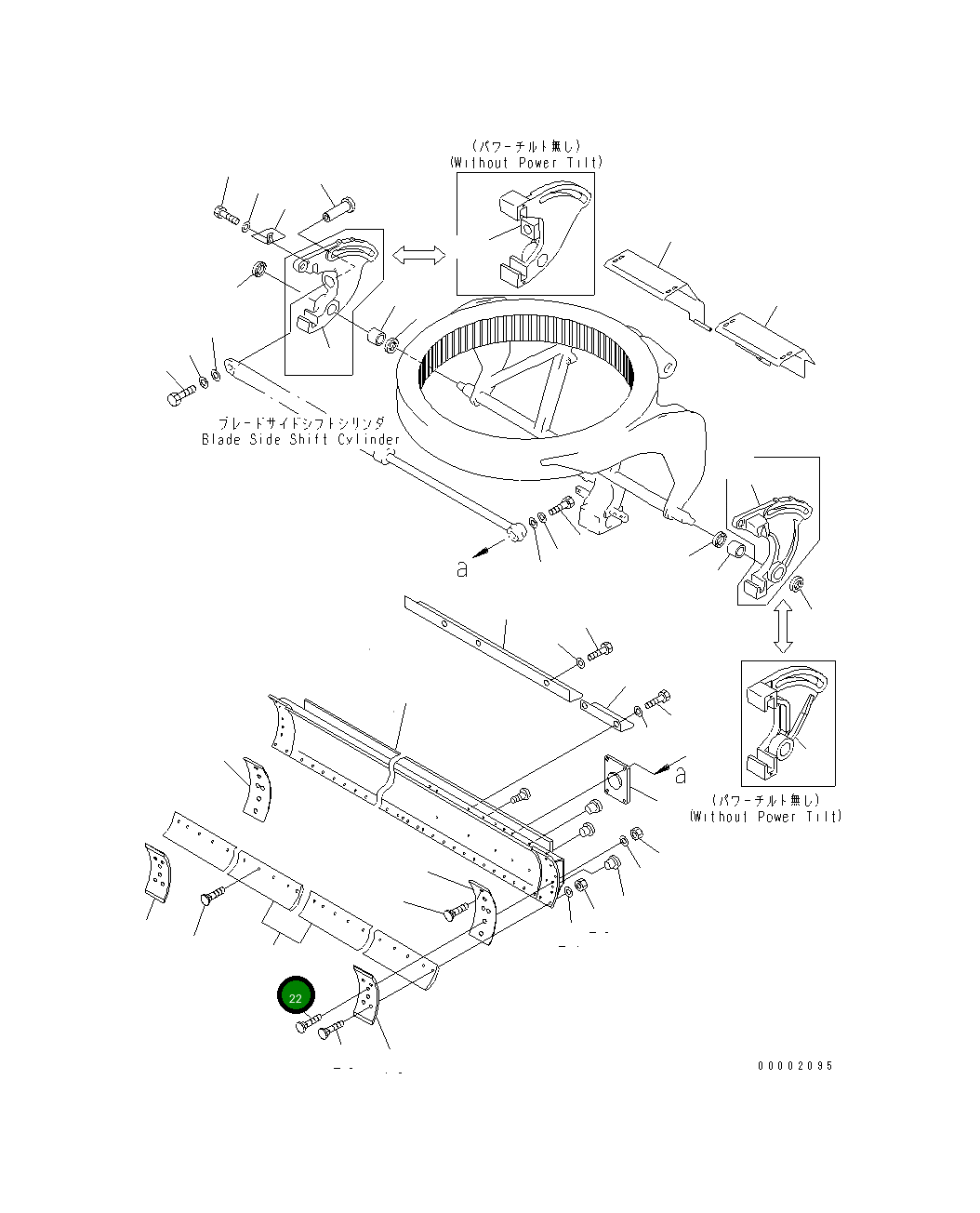 Болт 232-70-32270 Komatsu