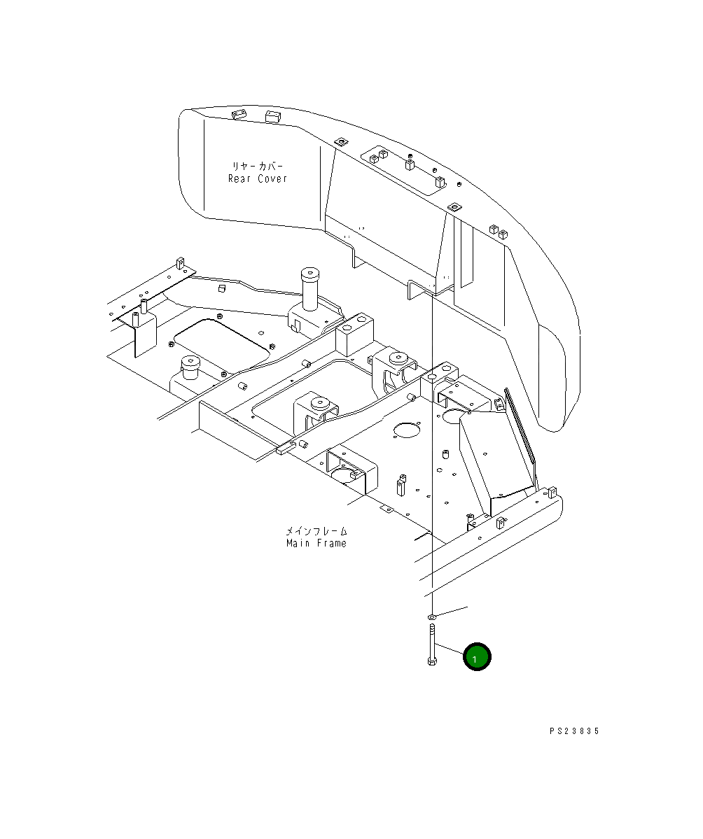 Болт 01011-52060 Komatsu