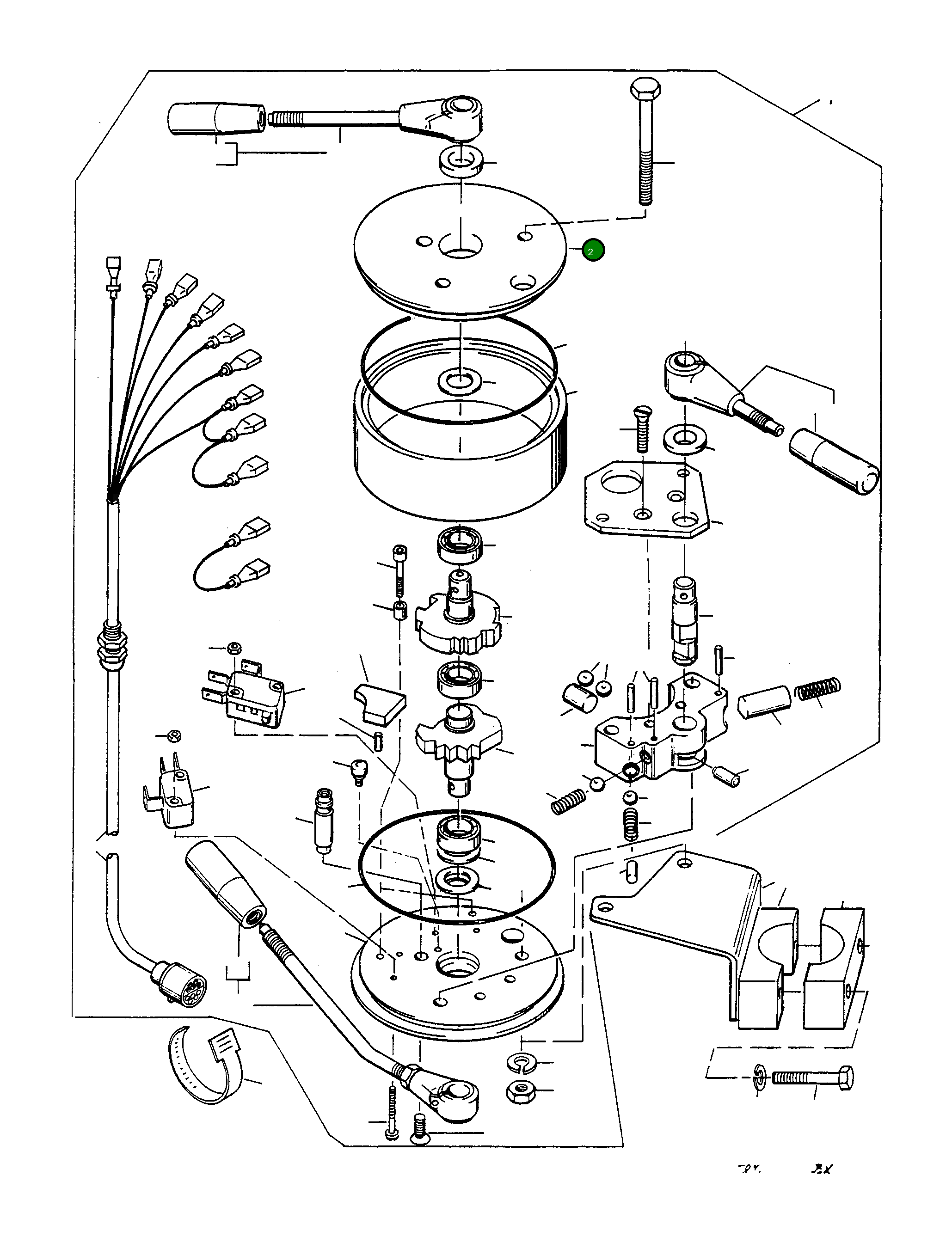 Крышка 4400394M1 Komatsu