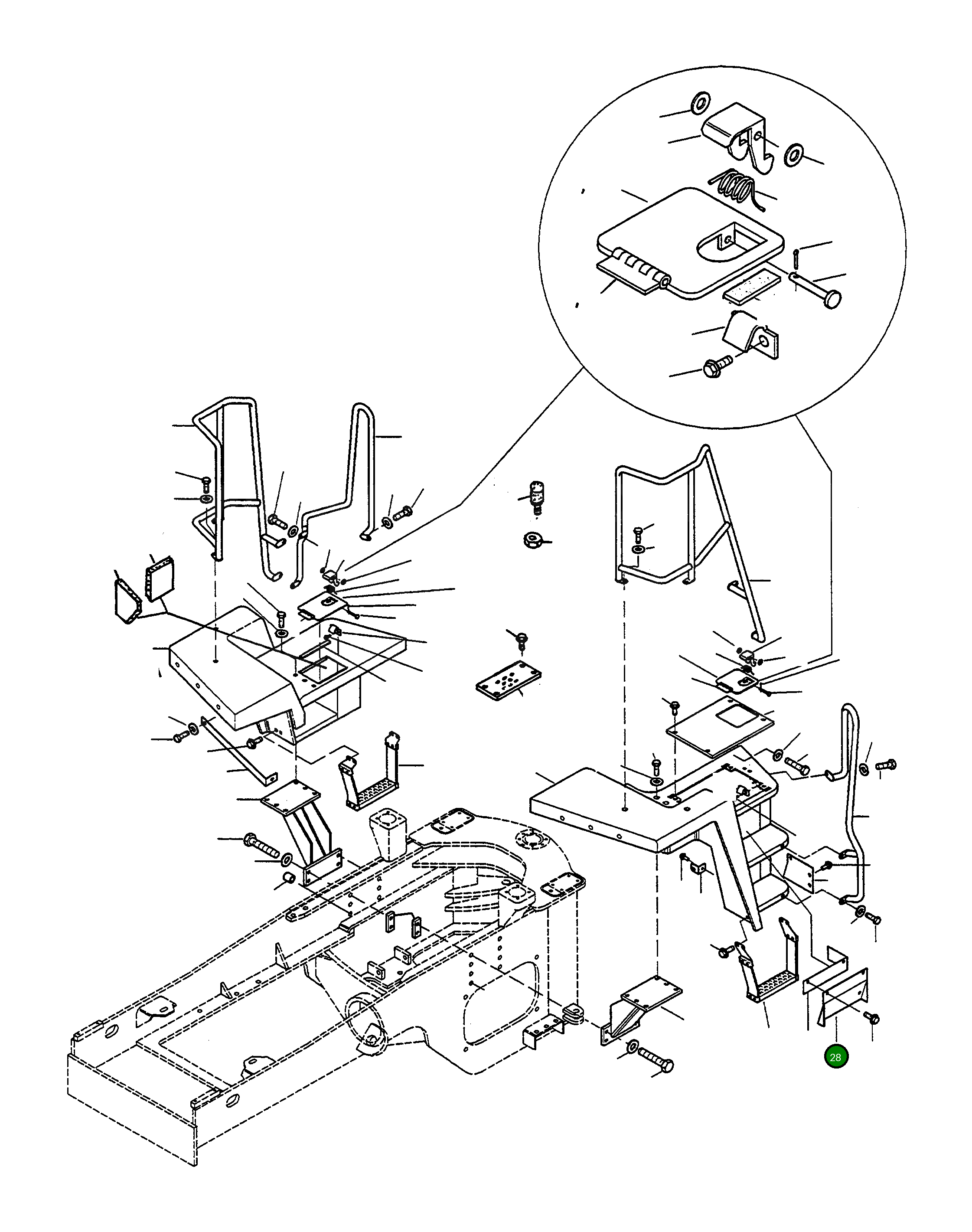 Крышка 423-54-H2110  Komatsu