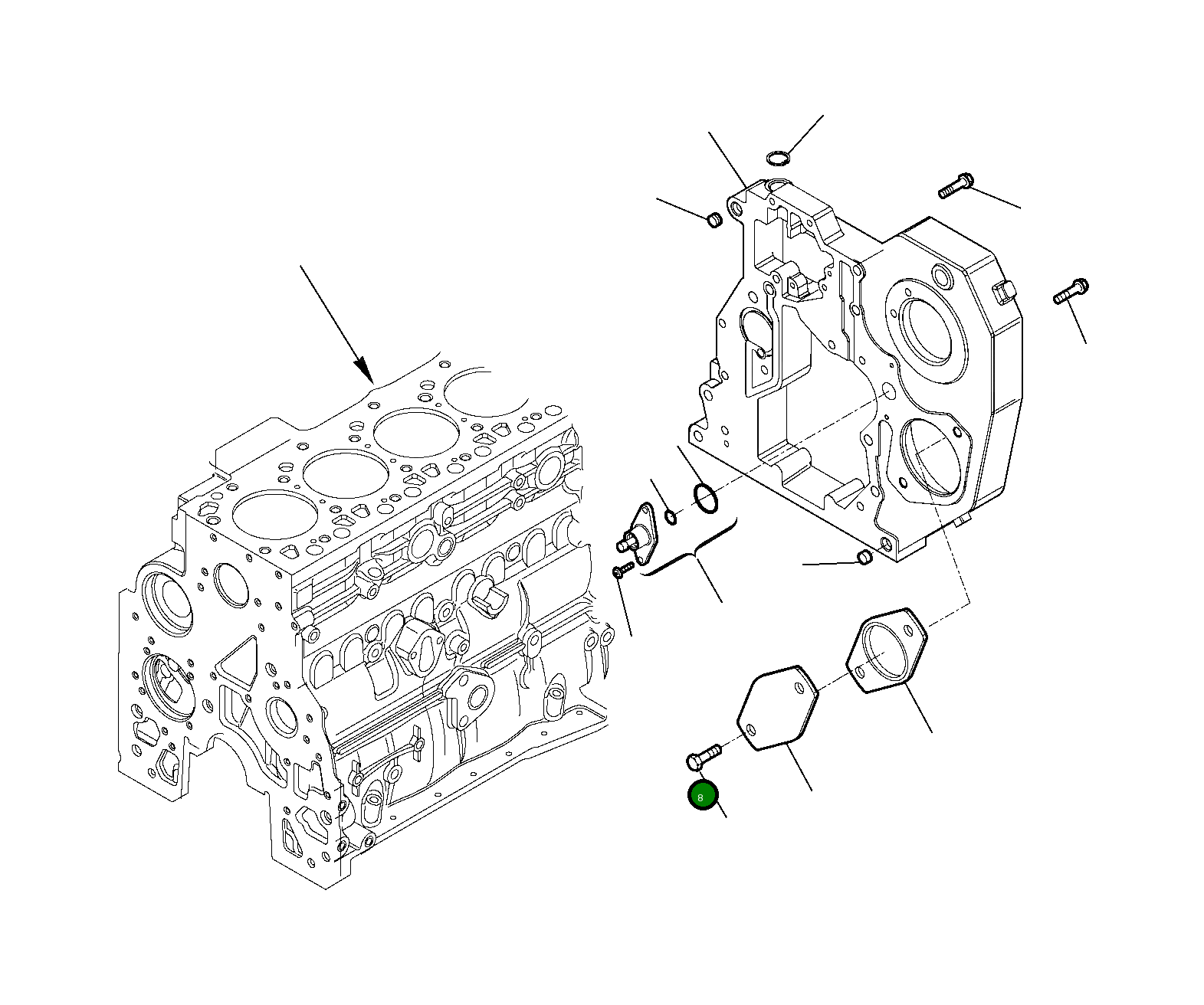 Кольцо уплотнительное (O-Ring) EA17278780 Komatsu