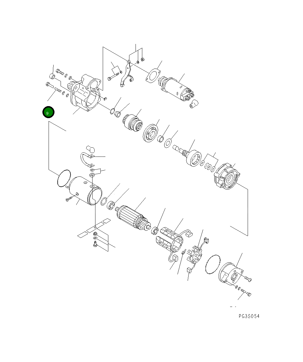 Болт KD1-09001-4150 Komatsu