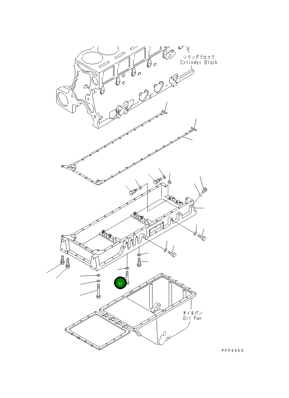 Болт CU3085751 Komatsu