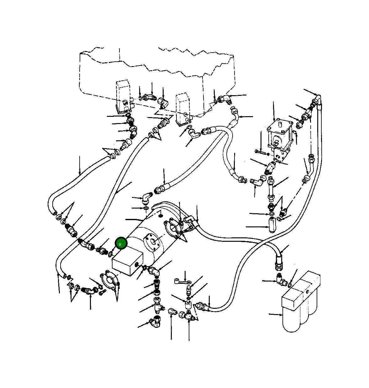 Кольцо уплотнительное (O-Ring) 58 854 Komatsu