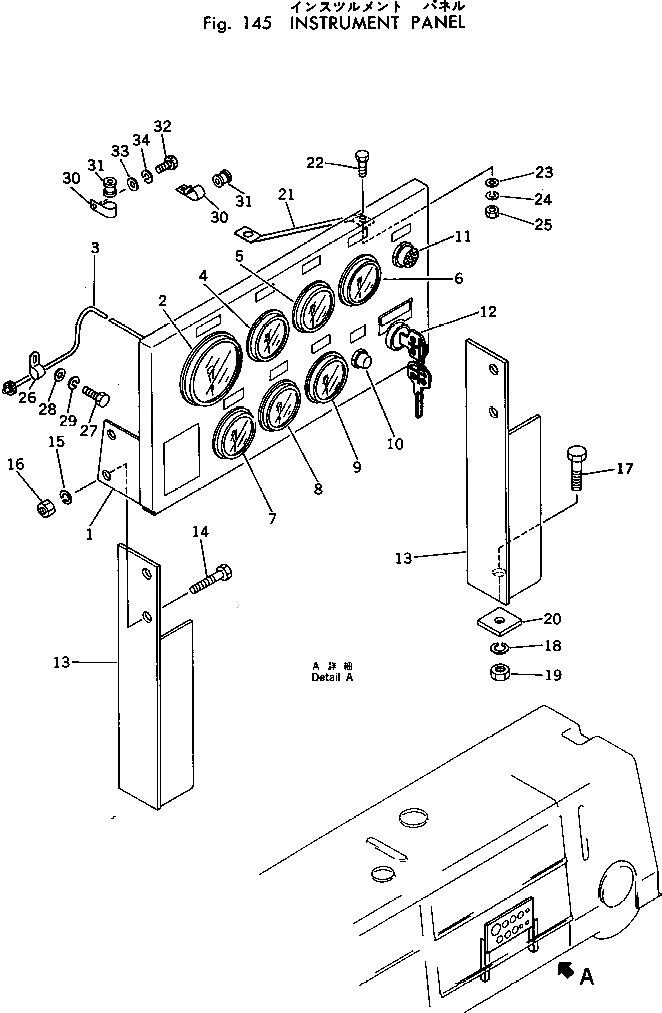 Болт M018011200166  Komatsu