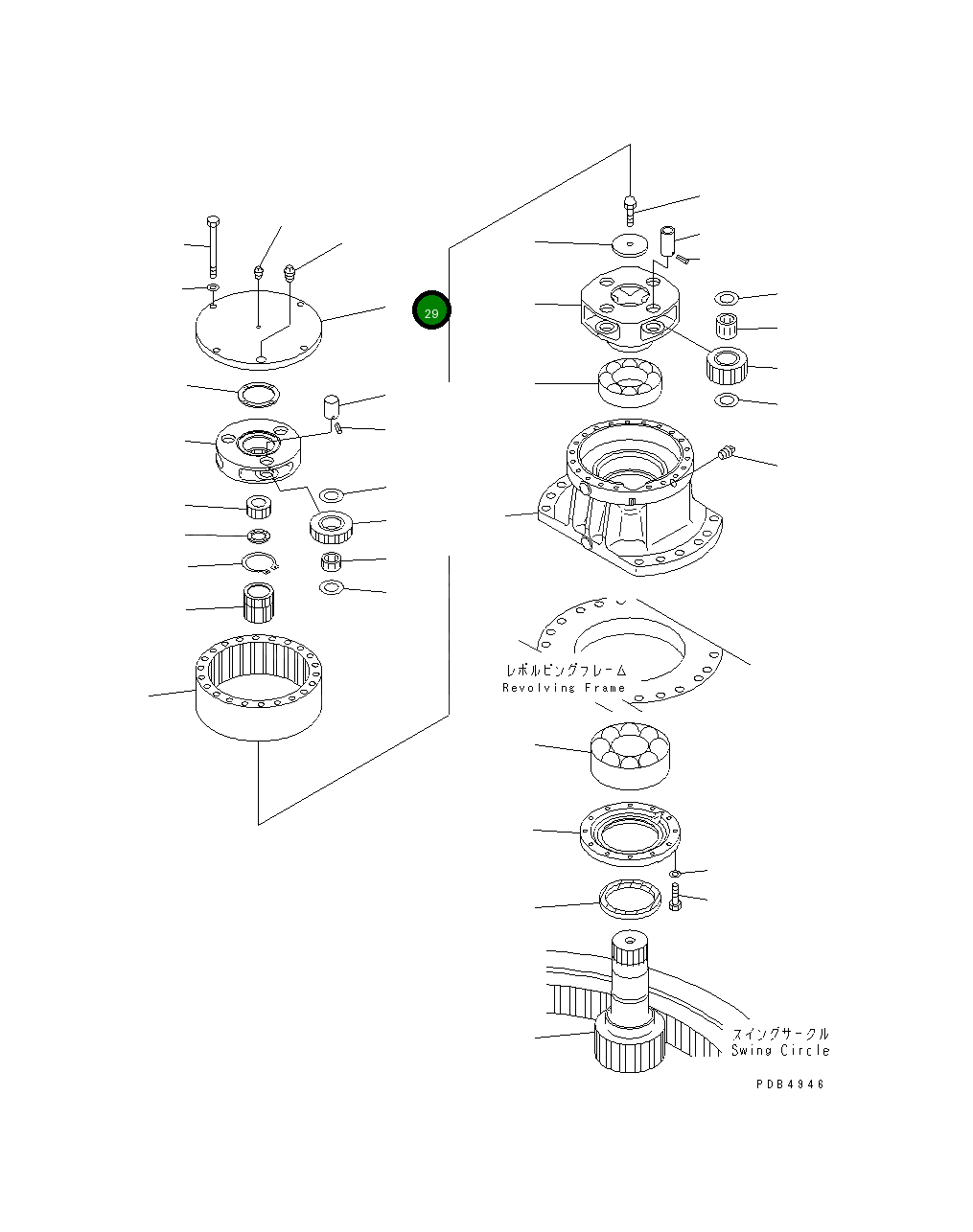 Крышка 20Y-26-22410  Komatsu