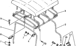 Кронштейн 195-906-2130 Komatsu