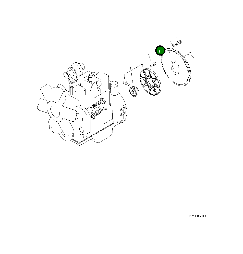 Крышка 11Y-12-11120 Komatsu