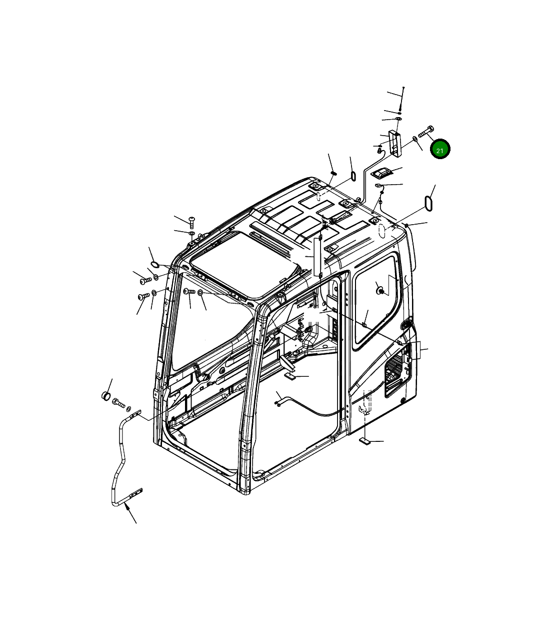 Болт 01010-00650  Komatsu