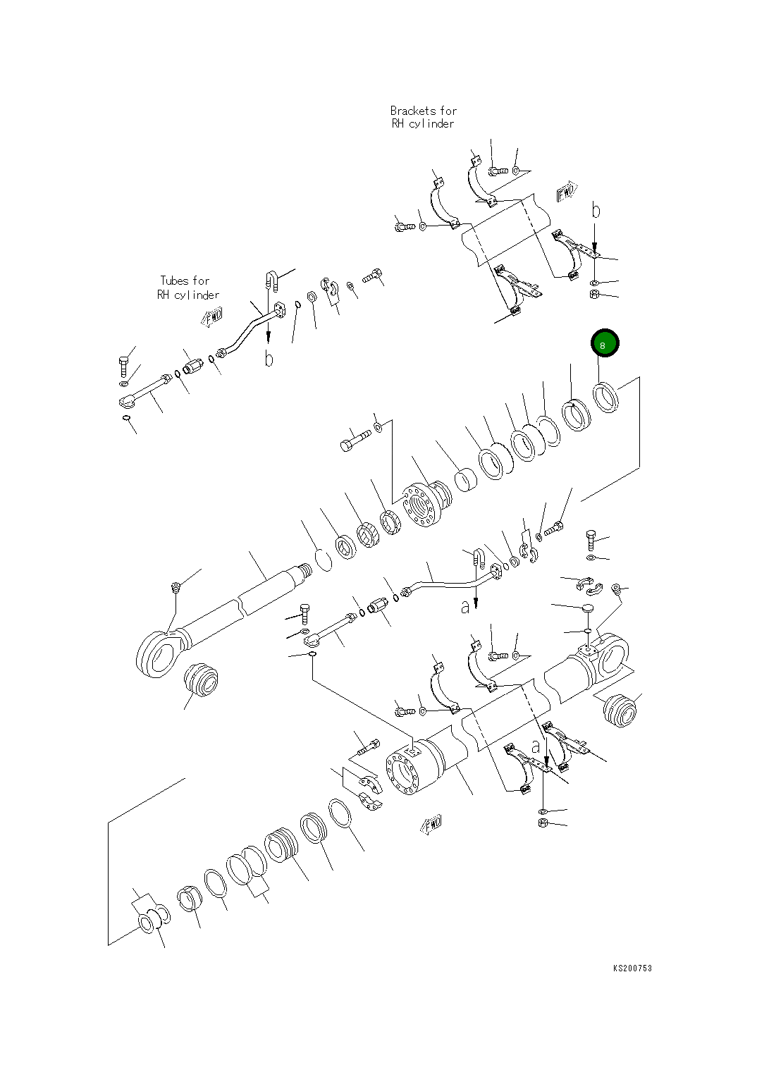 Кольцо 707-71-11750 Komatsu