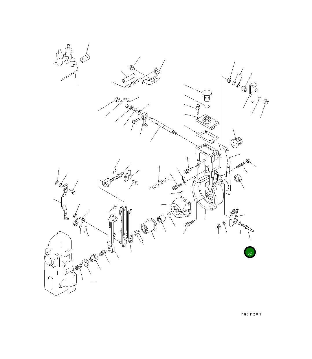 Болт DK154012-3520 Komatsu