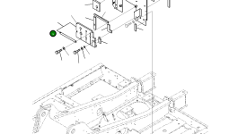 Крышка 205-54-37460 Komatsu