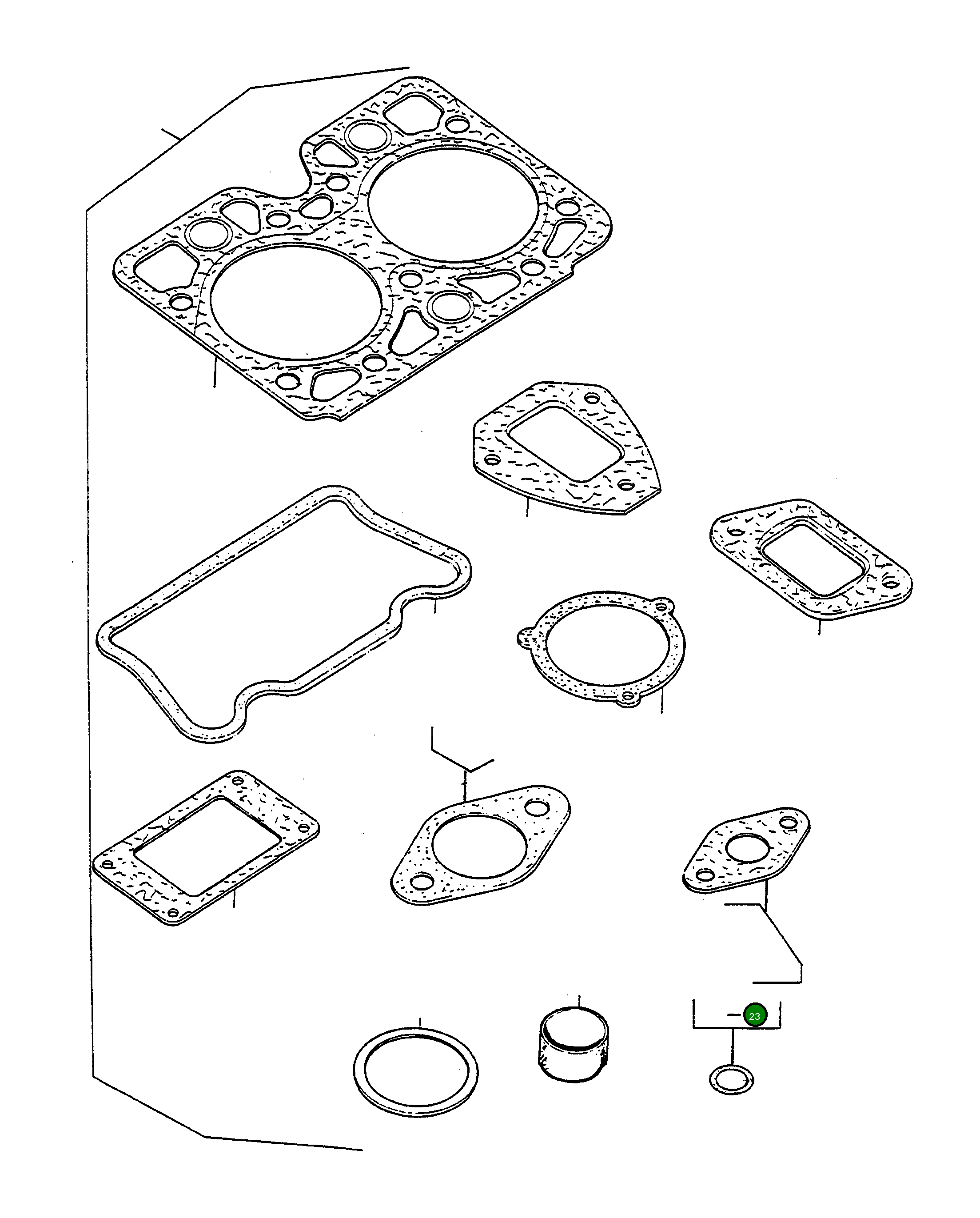 Кольцо уплотнительное (O-Ring) 2997352M1  Komatsu