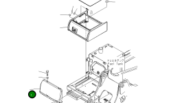 Крышка 206-54-71260 Komatsu