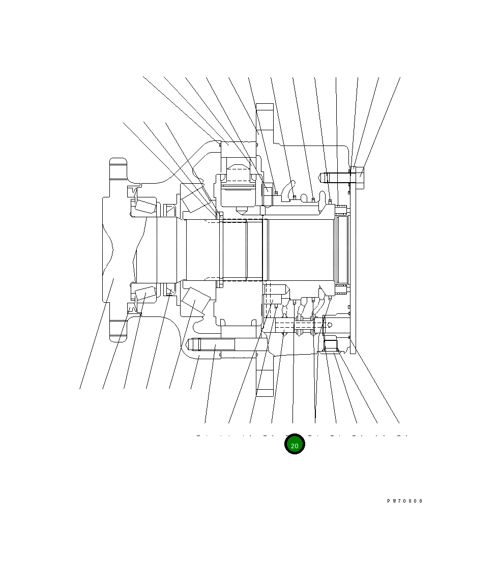 Кольцо уплотнительное (O-Ring) 258-81-53660 Komatsu