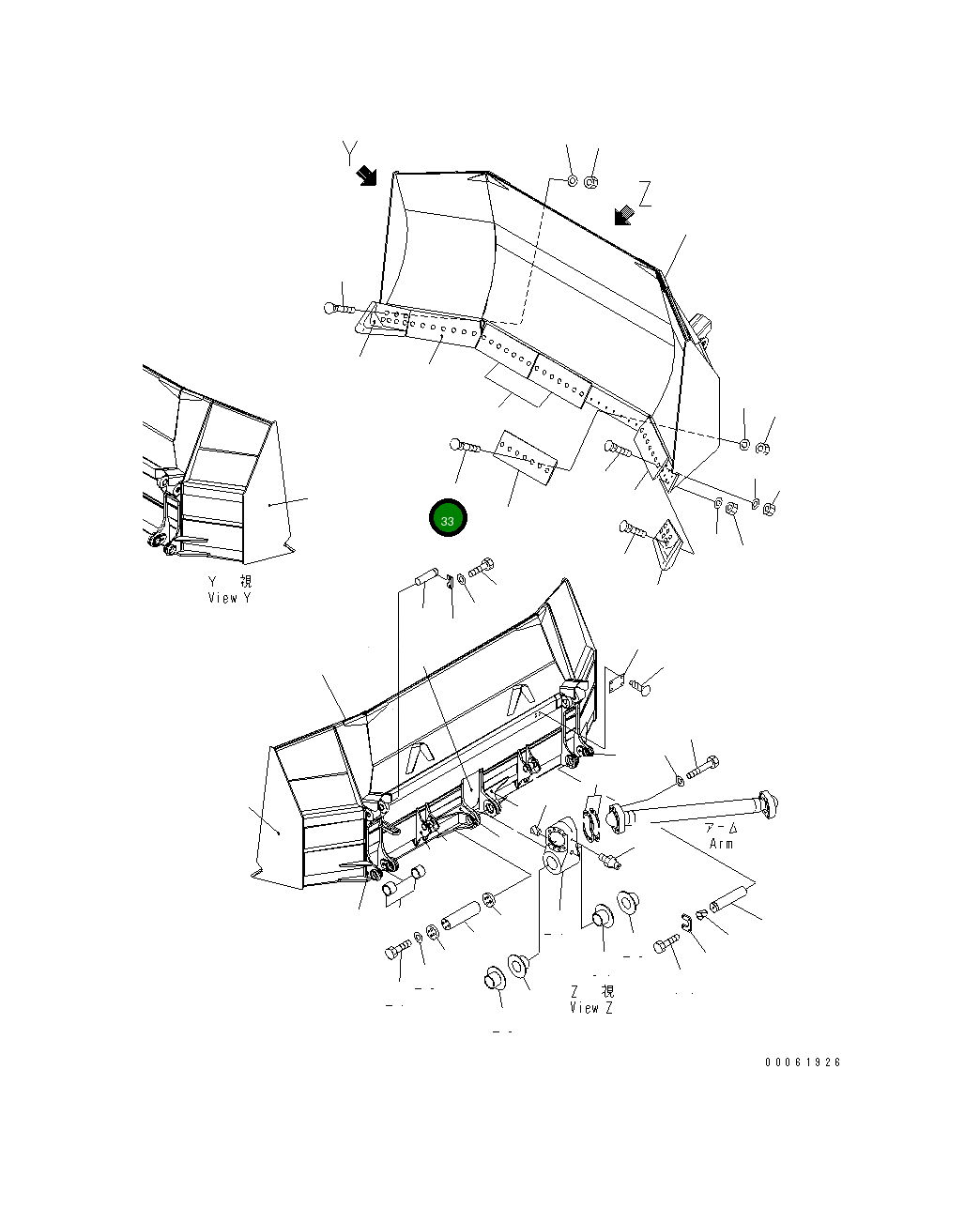 Болт 195-71-52280 Komatsu