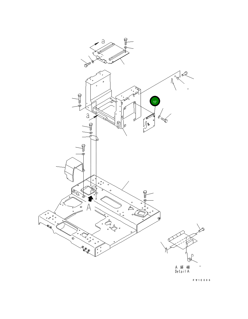 Крышка 156-911-3330 Komatsu