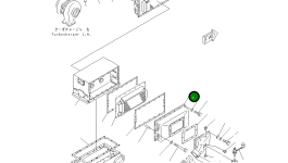 Крышка 6166-61-6380 Komatsu