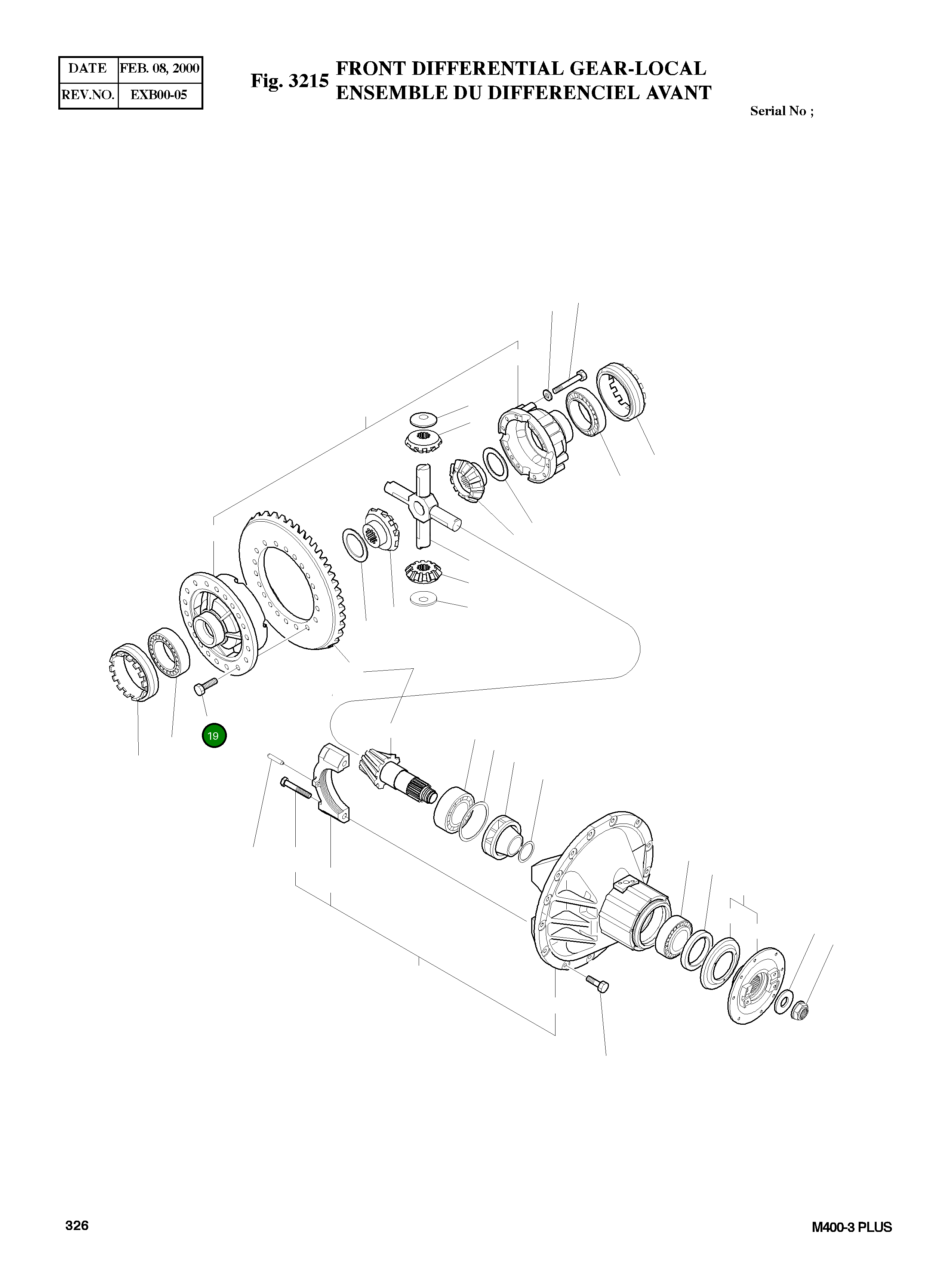 Болт 4120-7052 Komatsu