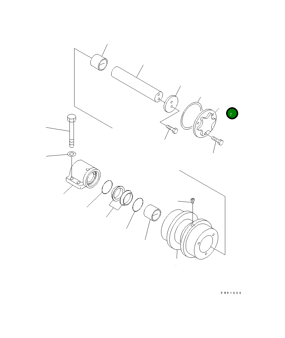 Крышка 20Y-30-38520 Komatsu