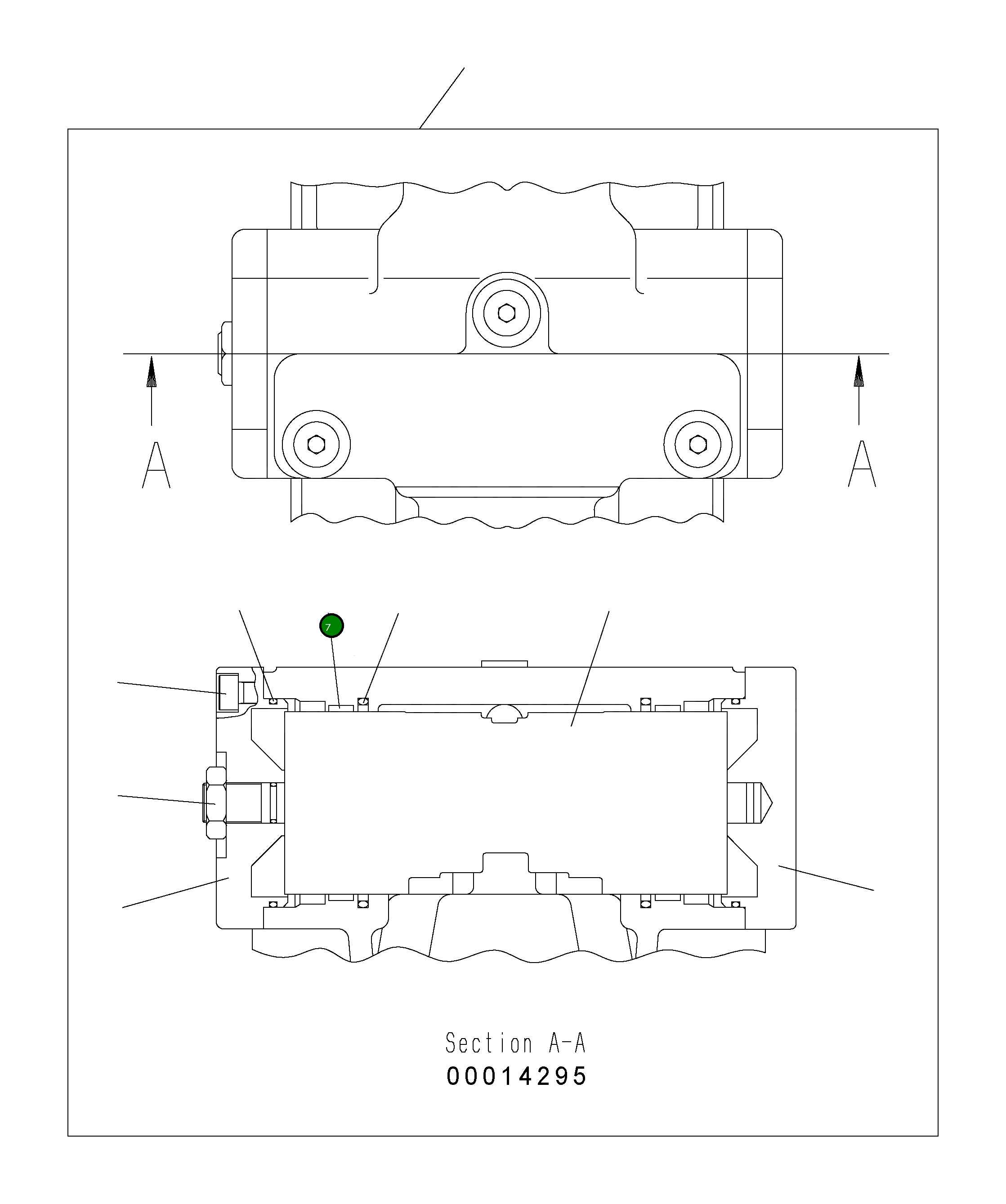Кольцо UC1726008379 Komatsu