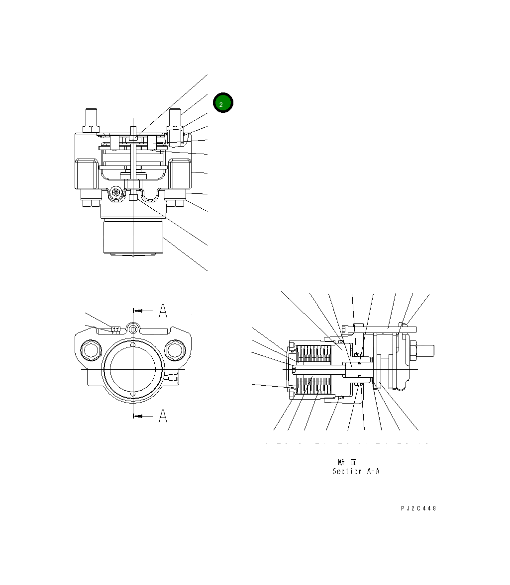 Болт 23B-32-31340 Komatsu