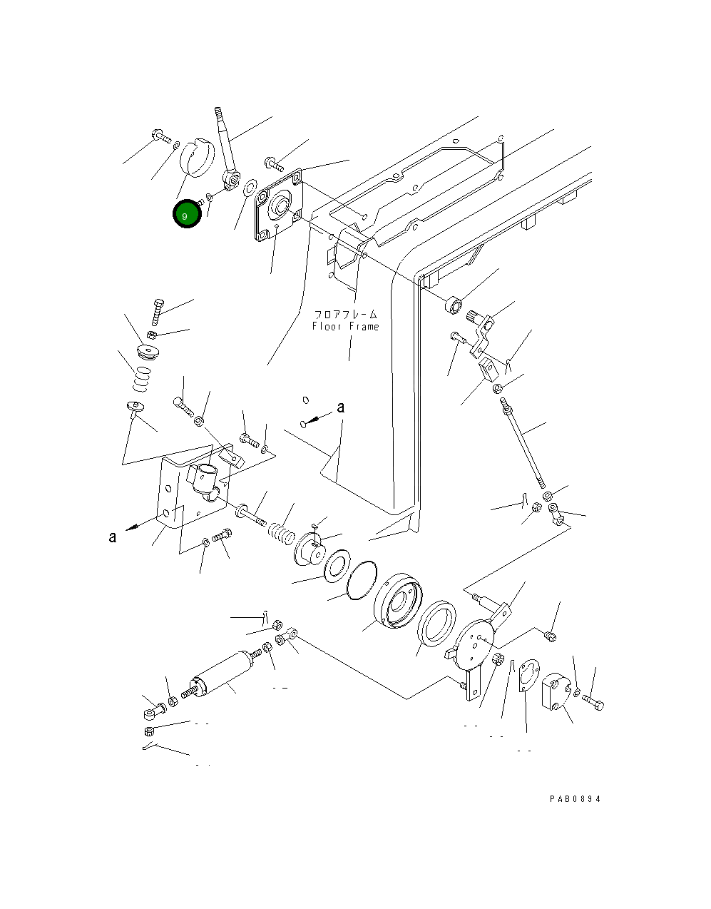 Крышка 14X-43-13431 Komatsu