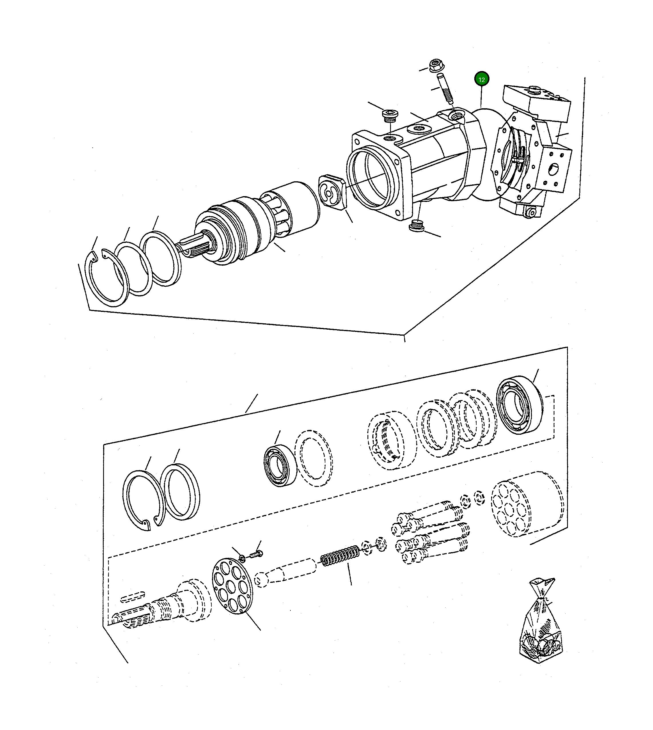 Кольцо уплотнительное (O-Ring) 4920049M1 Komatsu