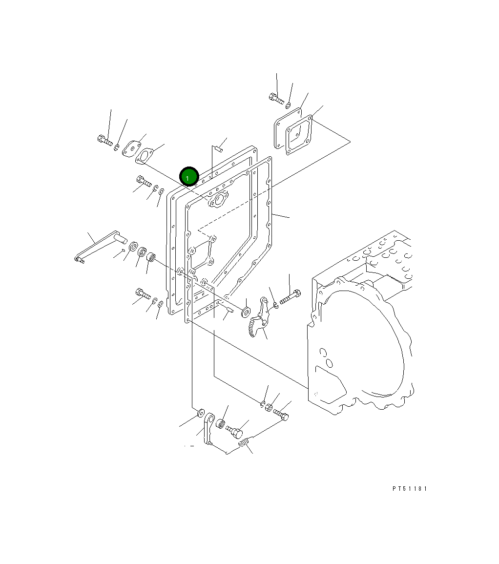 Крышка 234-15-25810 Komatsu