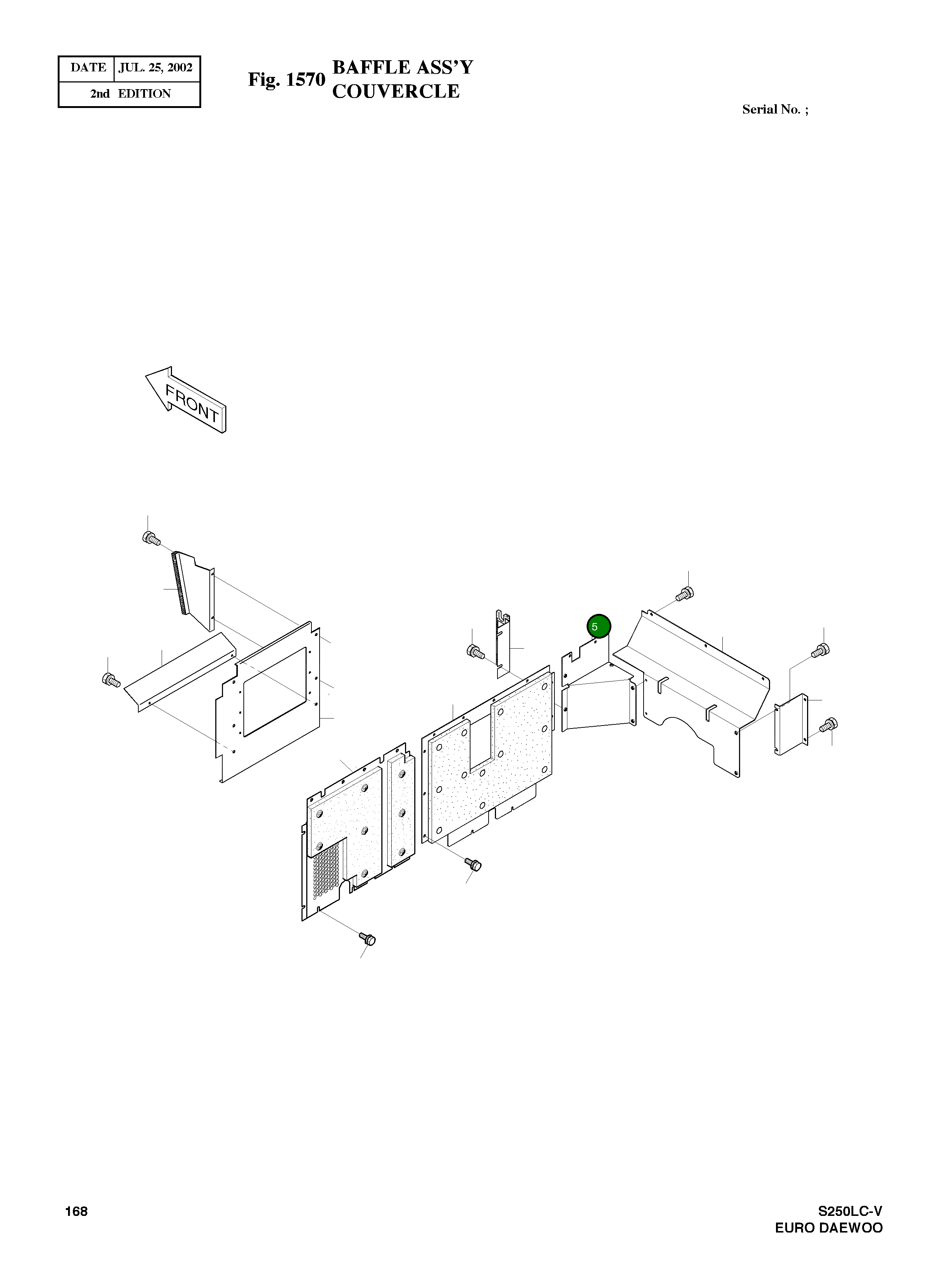 Крышка 621-00145A Komatsu