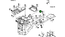 Крышка 427-S95-4331 Komatsu