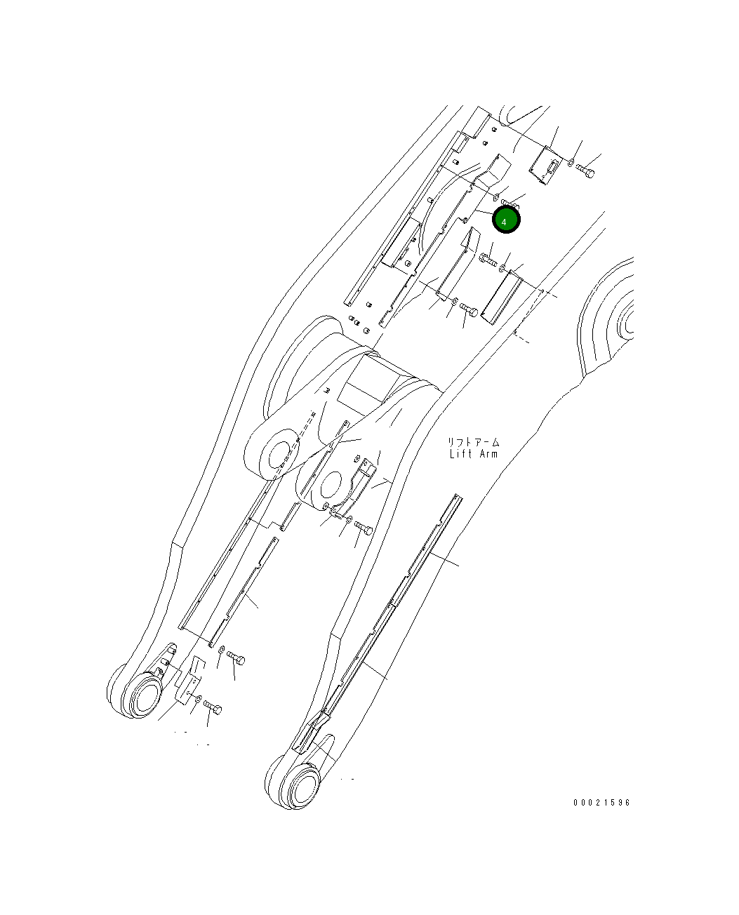 Крышка 427-S95-3840 Komatsu