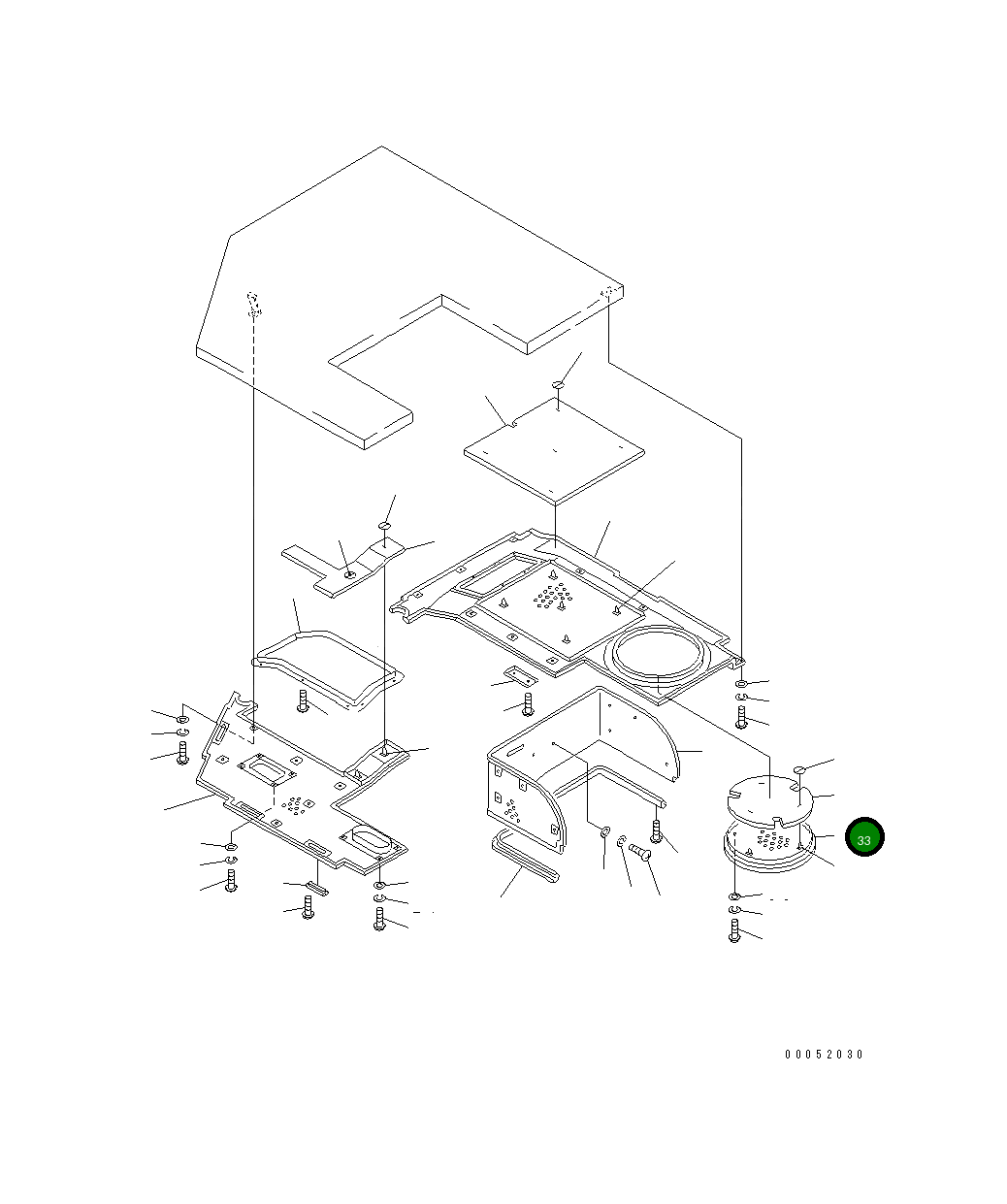 Крышка 176-911-2751  Komatsu