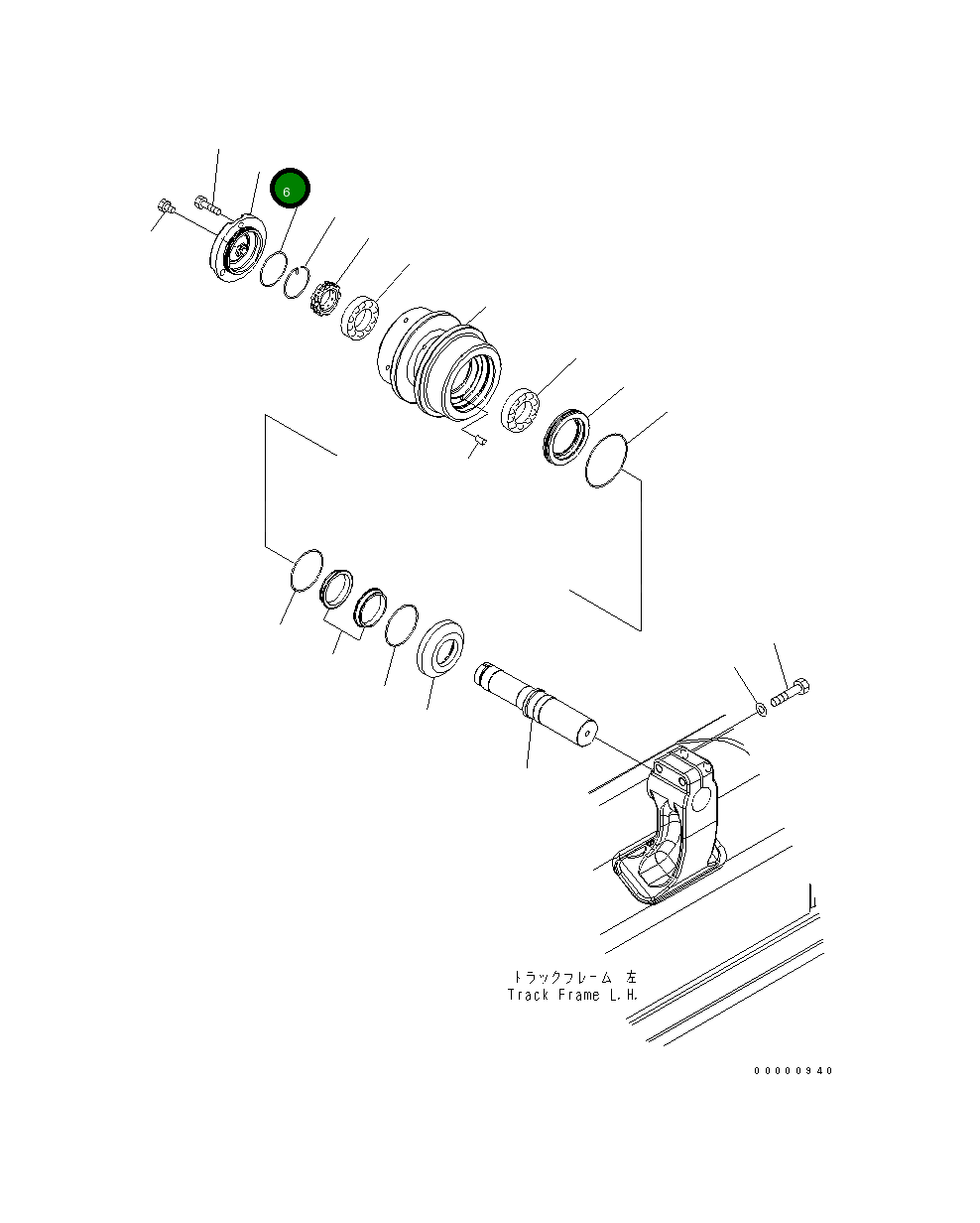 Крышка 154-30-74350 Komatsu