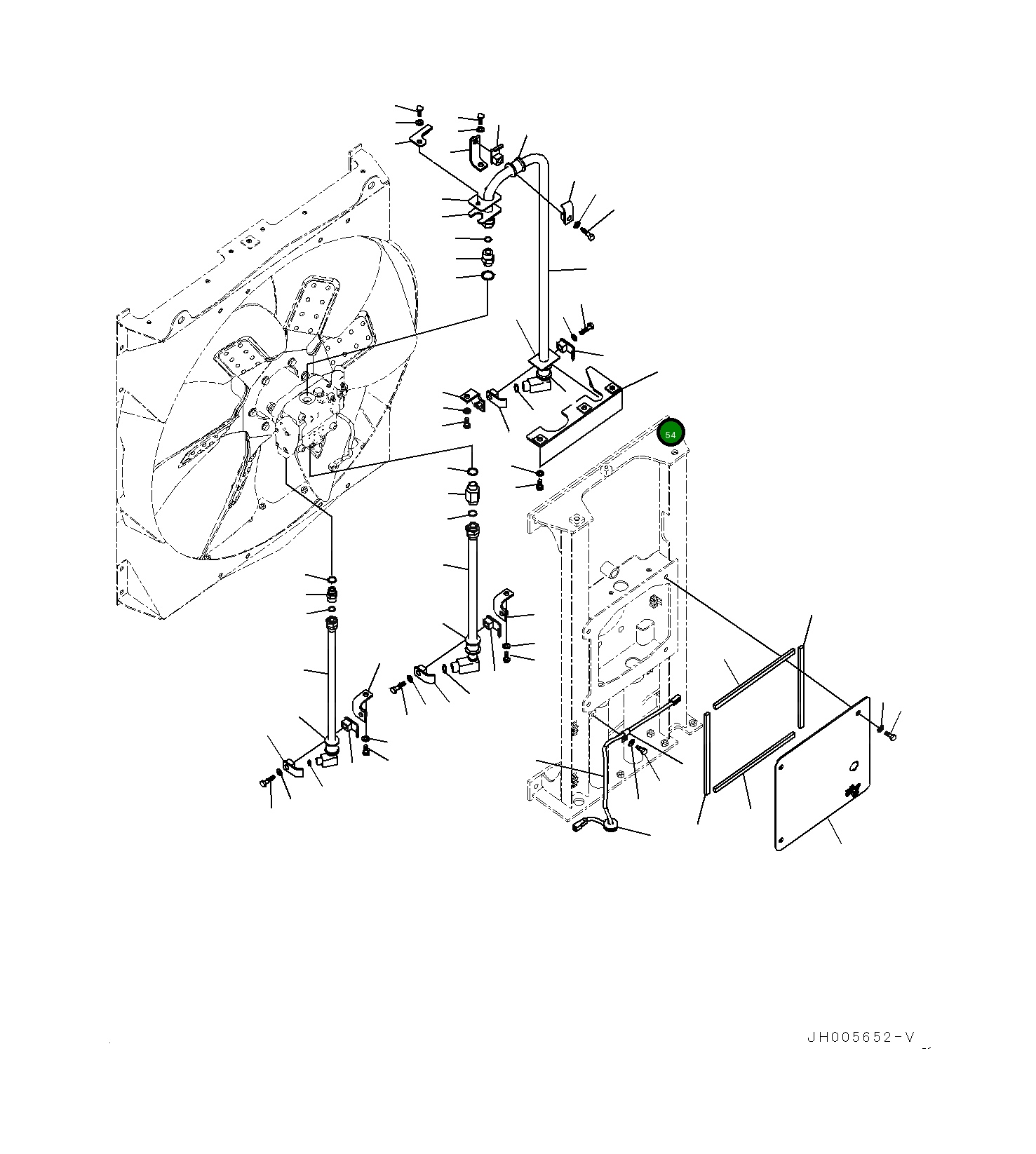 Крышка 21M-03-22191 Komatsu