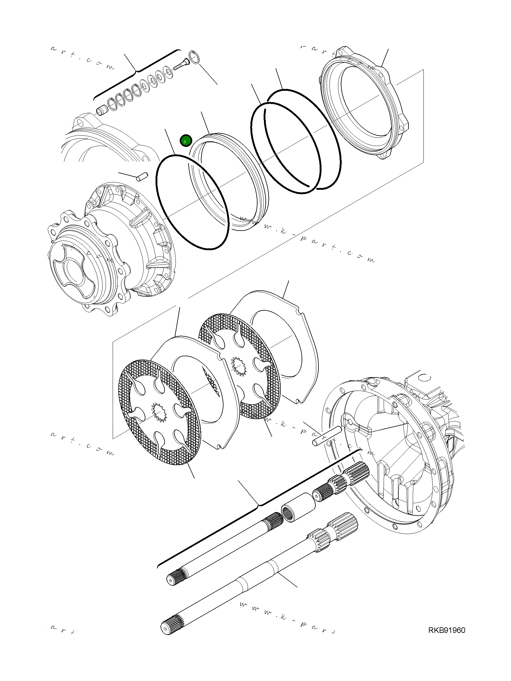 Кольцо уплотнительное (O-Ring) CA0028649 Komatsu